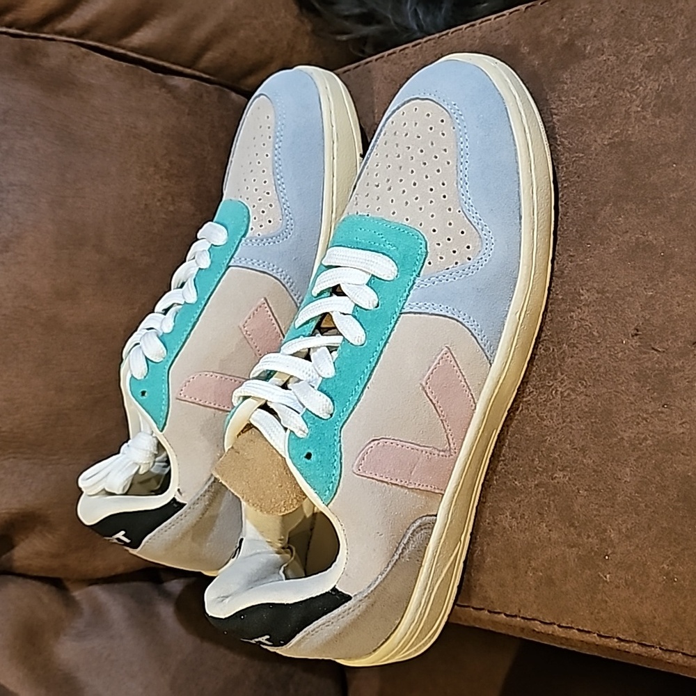 Vert/Veja suede V-10 multicolor 9.5